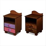 Room Magic Chocolate Nightstand, Magic Garden