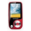 Sunstech Thorn - Reproductor de MP4 (4 GB de capacidad), color rojo