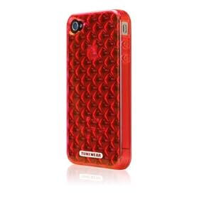 Tunewear IP4S-TUN-PRISM-04 TUNEPRISM for iPhone 4S - 1 Pack - Case - Retail Packaging - Red