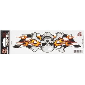 Lethal Threat Decals Race Skull LT00485