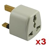 3 Pk USA to UK Converter travel Plug Adapter 2 3 Pin 414sBCwN1eL. SL160 3 Pk USA to UK Converter travel Plug Adapter 2 3 Pin