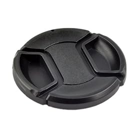 New 58mm center pinch Snap-on front cap cover for all Lens filter