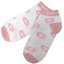 NFL Football Ladies Pink Team Logo Pattern Socks