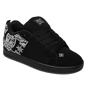 DC Den's Court Graffik SE Skate Shoe,Black/Battle Ship/Armor,7 D US