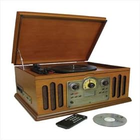 Hamilton USB, MP3, CD, AM FM, Record and Cassette Media Center by Hamilton
