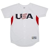 USA 2009 World Baseball Classic Youth Replica Jersey by Majestic Athletic