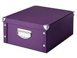 Zeller 17794 Aufbewahrungsbox, Pappe / 40 x 33 x 17, lila