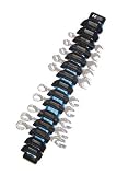 E-Z Red Company WR1500-B 15 Piece Magnetic Wrench Holder - Blue