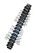 E-Z Red Company WR1500-B 15 Piece Magnetic Wrench Holder - Blue