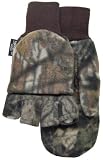 Midwest 1496TH-L Mossy Oak Camouflage Polar Fleece Glove with Thinsulate Lining, Large