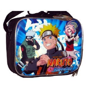 Ninja Naruto Shonen Jump ShippuDen Insulated Lunchbox Lunch Bag Tote Japanese...