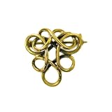 14K Gold Antique Knot Brooch