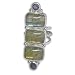 Sterling Silver Labradorite and Iolite Ring, Size 7 by Sajen