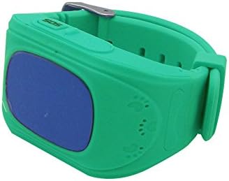 Rongtop Mini Child Bracelet GPS Watch Traker for Kids SOS Mobile Phone Alarm Clock Anti-lost Locator Dial Call Bluetooth Device Green