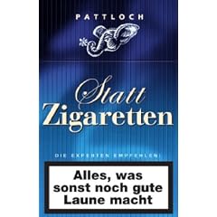 Statt Zigaretten (blaue Schachtel): Alles, was sonst noch gute Laune macht