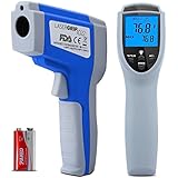 Etekcity Lasergrip 1022 Non-contact Digital Laser Infrared Thermometer Temperature Gun, -58~+1022&deg;F, MAX Display and Emissivity Adjustable