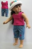 Doll Clothes Denim Jeans Capri Pants Set fits 18 American Girl Doll Clothing Christmas Special 414sN7pZvVL. SL160 Doll Clothes Denim Jeans Capri Pants Set fits 18 American Girl Doll Clothing Christmas Special
