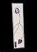 Decorative Stained Glass Mirror in a Mackintosh Rose and Leaf Design in White and Mauve colour.