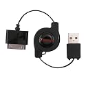 INSTEN Black Retractable USB Hotsync Cable for Apple iPhone / iPods with dock connector only including iPod 3th Generation / iPod 4th Generation / iPod Photo / iPod nano / iPod Nano 4th Generation / iPod (video) / iPod mini / iPod Classic / iPod Classic 120GB / iPod Touch / iPod Touch 2nd Generation by Eforcity