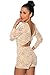made2envy Lace Nude Illusion Knotted Key-Hole Back Romper