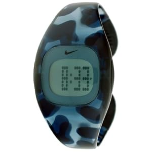 WOMENS NIKE PRESTO POLY DIGITAL INDIGLO CHRONO DATE WATCH WT0015-410