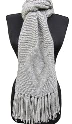 Handmade Artisan Knitting Masterpiece in Pure Alpaca Natural Fiber - Diamond Soft Gray (Men/women Luxurious Gift Idea)(100% Knitted By Hand)