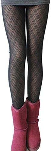 Hot Sexy Slim Jeggings Skinny Pants Yoga Plus Velvet Plaid Warm Tight