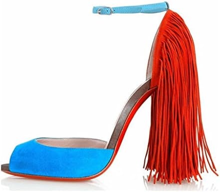 Shoesofdream Women's Summer Open Toe Ankle Strap Sandals High Heel Party Pump 13.5 M US