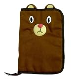 【Deaｒ Bear】スウェットマルチケース（母子手帳ケース）【ブラウン】☆小物入れ通販☆の画像