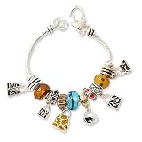 Handbag Theme Designer Style Charm Bracelet Fashion Jewelry