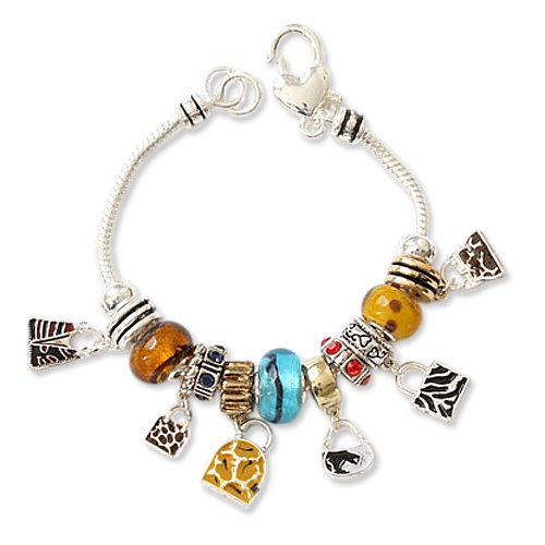 Handbag Theme Designer Style Charm Bracelet Fashion Jewelry