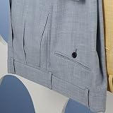 Wrinkle \ Stain-Resistant Linen Trousers