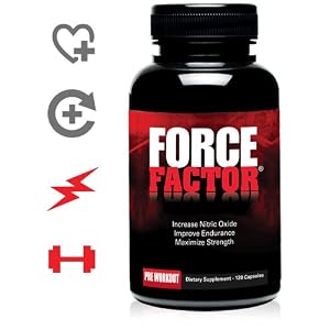 Force Factor Nitric Oxide Booster, 120ct Bottle