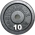 ScSPORTS HANTELSCHEIBE 2 X 10 KG = 20 KG VON ScSPORTS / GUSSEISSEN MIT 30 MM BOHRUNG