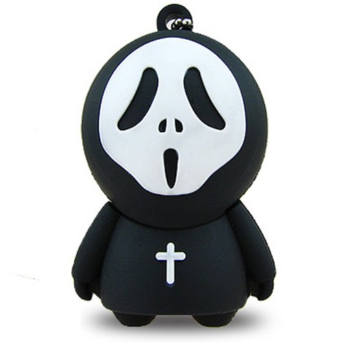 No36300060016 CHIAVETTA USB 16GB FLASH PENDRIVE ORRORE MR.SCARY NERO 3D FIGURA