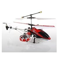 SkyMaster 7' Mini RC Remote Control Helicopter, 4 Channel Infrared Remote Control Built-In Gyroscope with Metal & Plastic Frame, Multiplayer Up To 3 Helicopters