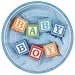Baby Boy Blocks Baby Shower 9