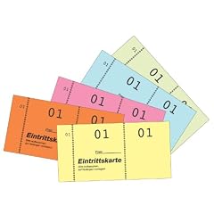 Avery Zweckform 871-5-3 Eintrittskarte 105x53 1-500 5er Pack rot
