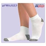 CoolMax Quarter Socks by ComfortWear 3-Pack - Medium at BodyTrends