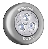 Sylvania DOT-it Self-Adhesive Bright White Silver LED Light