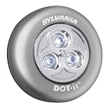 Sylvania DOT-it Silver Self-Adhesive Bright White Silver LED Light