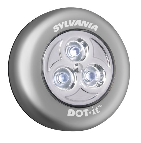 Sylvania DOT-it Silver Self-Adhesive Bright White Silver LED Light