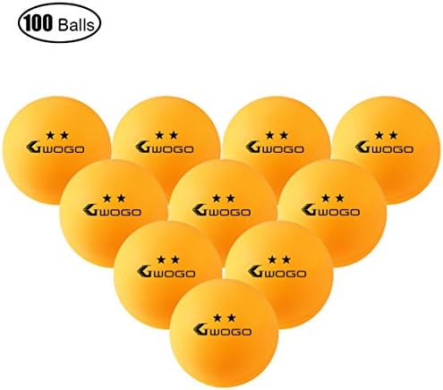 100 Orange 2-star 40mm Table Tennis Ball Advanced Training Ping Pong Balls