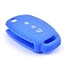 Keyzone Silicone Key Cover Blue Fit For i20 3 Button Flip Key Models 2013 Onwards RS.179.00
