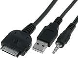 Hyundai iPod iPhone iPad USB Aux Cable 08620-2L000 Accent / Azera / Elantra / Equus / Genesis / Santa Fe / Sonata Tucson / Veracruz Adapter Lead Cord Wire Line Out