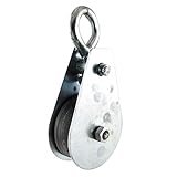 uxcell ローブブーリー　ローブ リフティング滑車　スイベルフック　シングル　 リフティング　 ロード0.1 トン