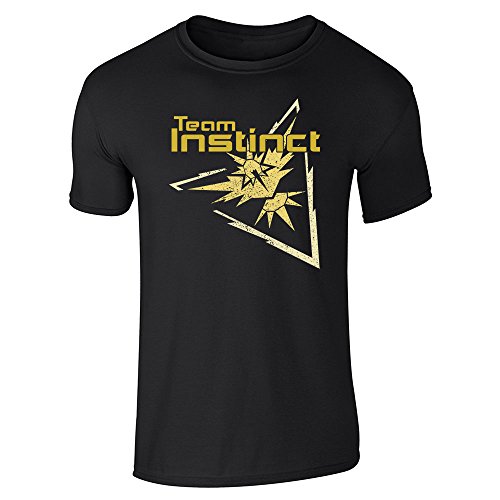 Pop Threads Team Instinct Trainer Black M Short Sleeve T-Shirt