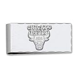 NBA Silvertone Logo Money Clip Team: Chicago Bulls