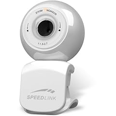 Speedlink SL-6841-SWT Magnetic Mikrofon mit 1.3 Megapixel Webcam wei�