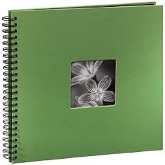 Hama 00094870 Spiralalbum "Fine Art", Apfelgr�n, 36x32/50